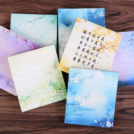 Retro Cartoon Tear-off Notepad - A Must-Have for Stationery Collectors