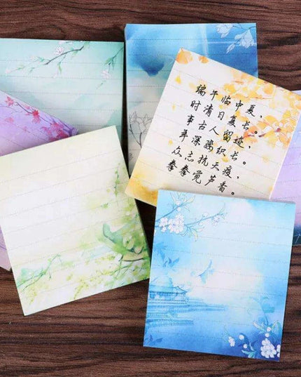 Retro Cartoon Tear-off Notepad - A Must-Have for Stationery Collectors