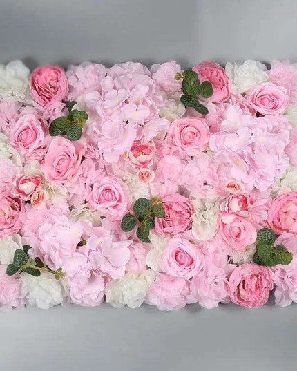 Elegant Floral Wall Art Handmade with Cotton, Silk, and Artificial Blooms
