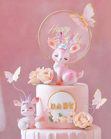 Enchanting Butterfly and Floral Cake Decoration Kit for Celebrations - Unique Baking Accessories