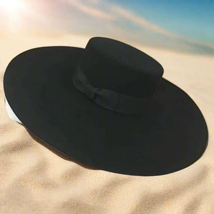 Sophisticated Wool Fedora Hat with Bow