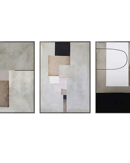 Customizable Geometric Canvas Art: Modern Abstract Design for Stylish Home Interiors