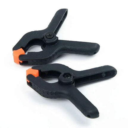 Durable 6-Piece Plastic Spring Clamp Set for Woodworking and DIY Tasks