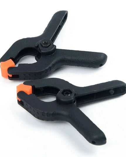 Durable 6-Piece Plastic Spring Clamp Set for Woodworking and DIY Tasks