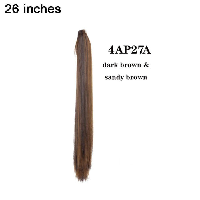 Effortless Glamour Long Wavy Clip-In Ponytail Extension for Instant Transformation