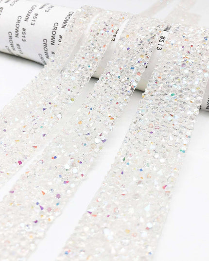 Sparkling Rhinestone Trim Kit for Creative Crafting - 1 Yard of Glamorous Elegance