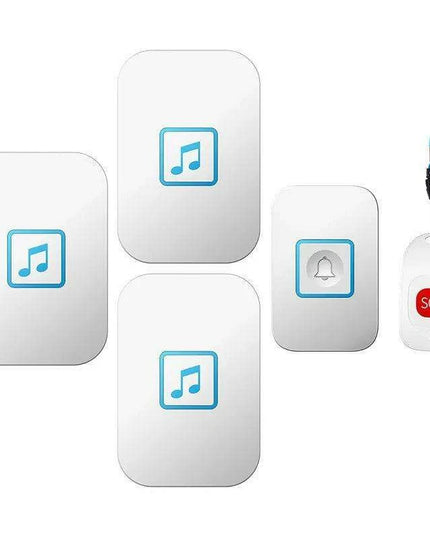 Advanced Wireless Doorbell System with Emergency Alert and Universal Plug Compatibility