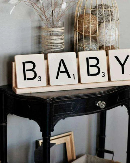 26-Piece Versatile Alphabet Stencil Set for Creative Crafts and Home Decor