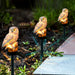 Solar-Powered Owl Parrot Garden Lights with Enchanting Design