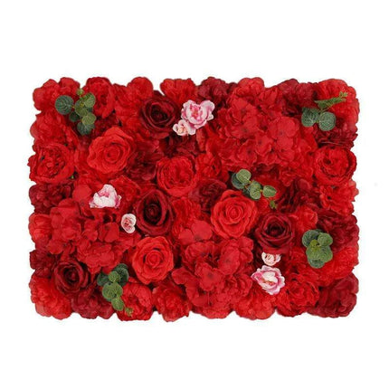 Elegant Floral Wall Art Handmade with Cotton, Silk, and Artificial Blooms