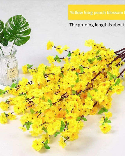 Silk Cherry Blossom Stems - 65CM & 125CM Faux Floral Arrangements for All-Season Home and Event Decor