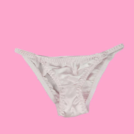 Silk Flower Print Low Waist Breathable Panties for Women in M-2XL, 6 Vibrant Colors