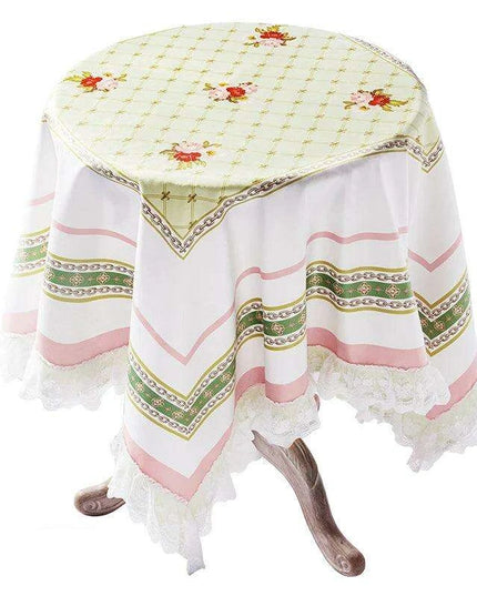 Luxurious Velvet Dining Table Cover - Timeless French Charm for Elegant Entertaining