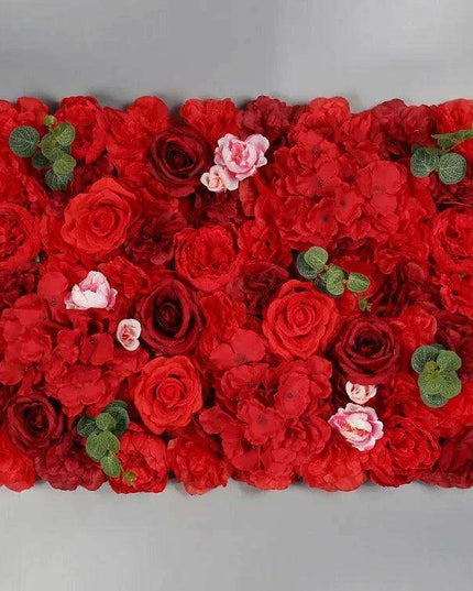 Elegant Floral Wall Art Handmade with Cotton, Silk, and Artificial Blooms