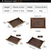 Sophisticated Leather Desk Organizer Tray - Elegant Storage Solution