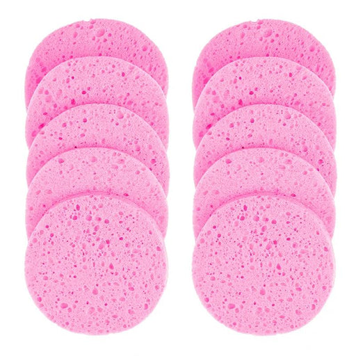 Natural Wood Pulp Facial Sponge Set - Essential Skincare Tools