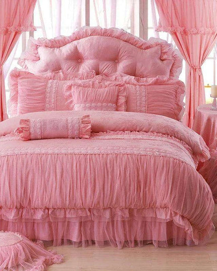Princess Lace Floral Luxury Bedding Collection