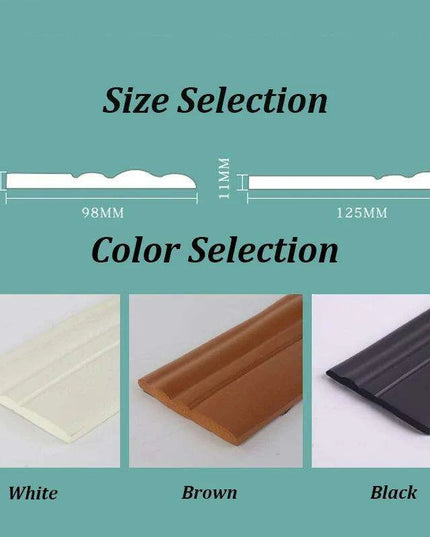 NBR Foam Self-Adhesive Wall Edging for Stylish Protection and Aesthetic Upgrade