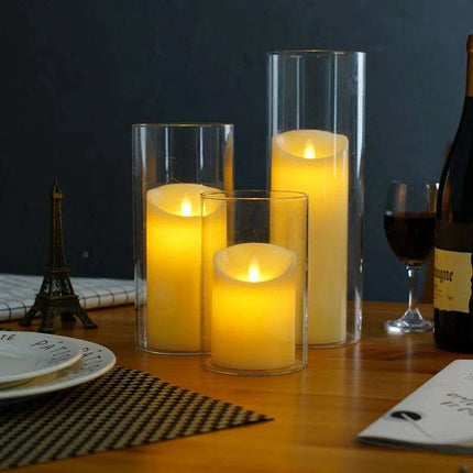 Stylish Transparent Glass Cylinder Vases for Elegant Event Centerpieces