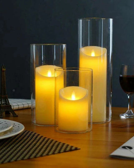 Stylish Transparent Glass Cylinder Vases for Elegant Event Centerpieces