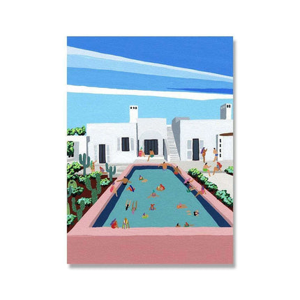 Tranquil Coastal Escape Canvas Art for a Serene Home Retreat