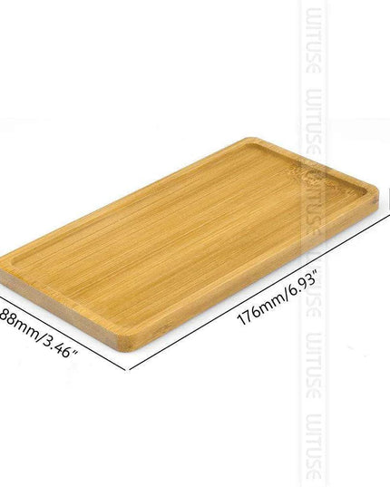 Bamboo Elegance: Rustic Multi-Functional Tray for Home Decor