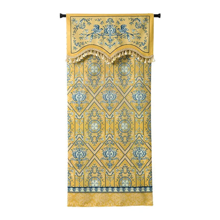 Luxury Insulated Velvet Curtains – Blue, 70–80 cm Wide