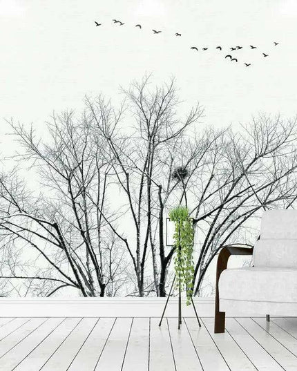 Tranquil Tropical Oasis 3D Wall Mural - Custom Sizes Available