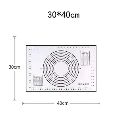 Versatile Silicone Baking Mat with Measurement Guide - Essential Tool for Effortless Cooking and Baking