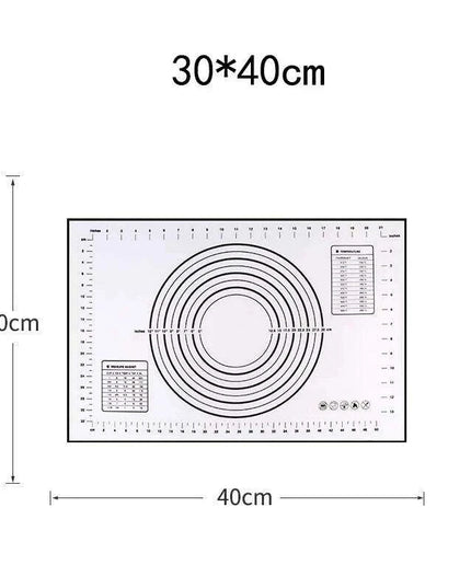 Versatile Silicone Baking Mat with Measurement Guide - Essential Tool for Effortless Cooking and Baking