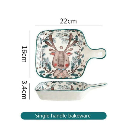 Whimsical Woodland Creatures Ceramic Dining Set for Enchanting Meals