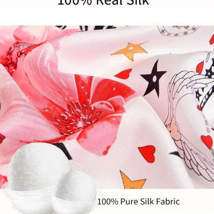 Hangzhou Elegance 100% Silk Square Scarf - Classic Timeless Design