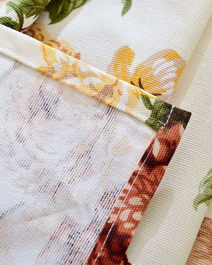 Elegant Chinese Floral Cotton Tablecloth: Enhance Your Dining Experience