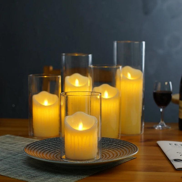 Stylish Transparent Glass Cylinder Vases for Elegant Event Centerpieces