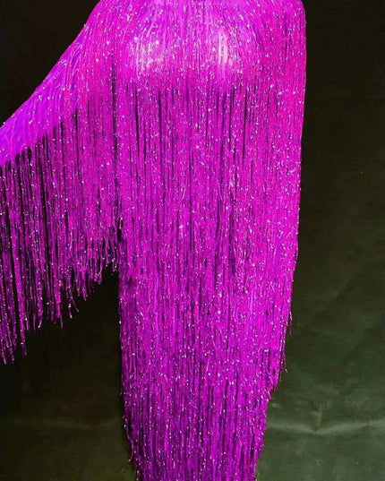 Glamorous Fringe Jazz Dance Ensemble - Perfect for Nightlife Performances