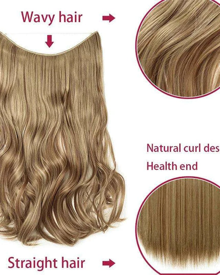 Glamorous Transformation: Discover the Magic of Invisible Wire Hair Extensions