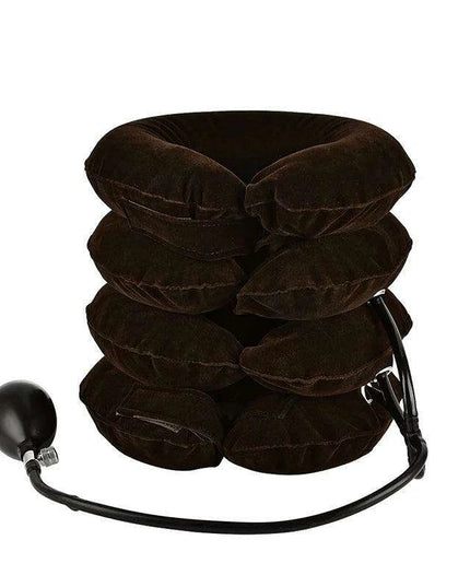 Neck Pain Relief Traction System with Four-Layer Posture Support