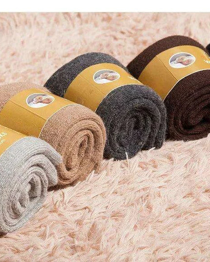 Cozy Men's Winter Wool Socks Set | 5 Pairs for Ultimate Warmth and Style