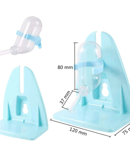 Colorful Hanging Water Dispenser for Small Pets - Leak-Proof Cage Accessory