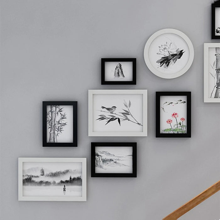 Stunning 15-piece set of Modern Photo Frame Stairs