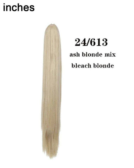 Effortless Glamour Long Wavy Clip-In Ponytail Extension for Instant Transformation