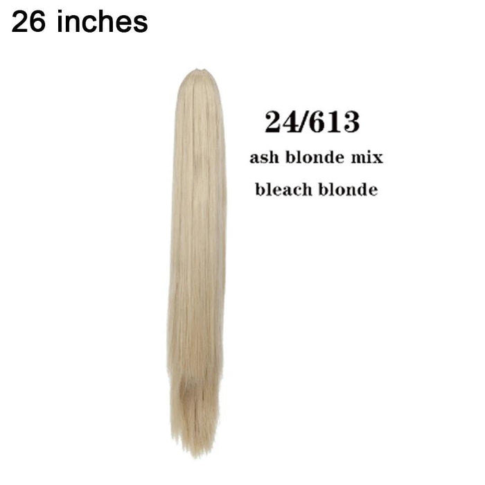 Effortless Glamour Long Wavy Clip-In Ponytail Extension for Instant Transformation