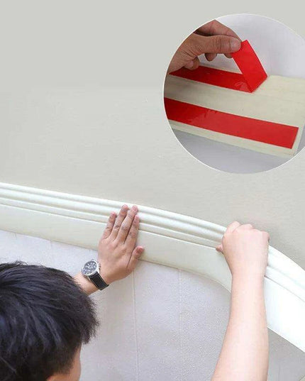 NBR Foam Self-Adhesive Wall Edging for Stylish Protection and Aesthetic Upgrade