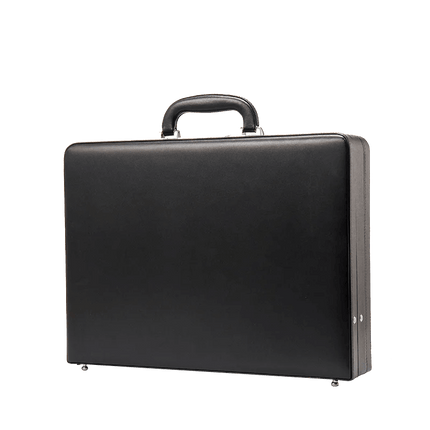 Luxury Leather Laptop Briefcase with Enhanced Security Features and Timeless Elegance