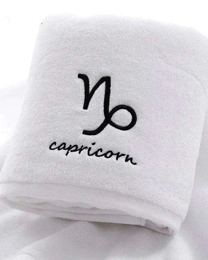 Celestial Zodiac Luxury Quick-Dry Cotton Towel Collection