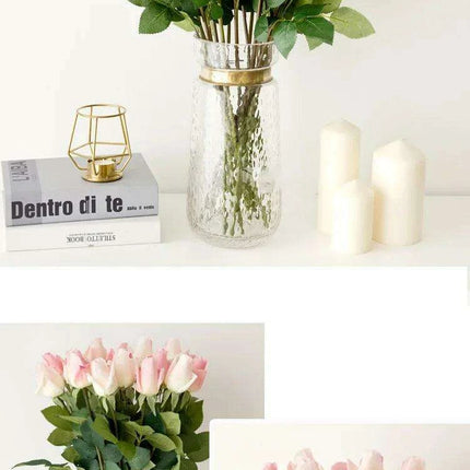 Lifelike Artificial Rose Stem Collection for Elegant Home and Wedding Decor
