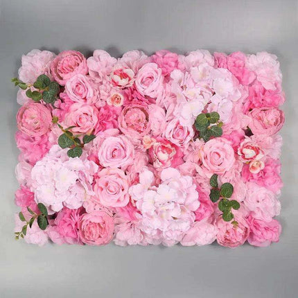 Elegant Floral Wall Art Handmade with Cotton, Silk, and Artificial Blooms