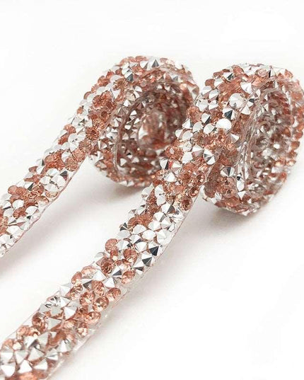 Sparkling Rhinestone Trim Kit for Creative Crafting - 1 Yard of Glamorous Elegance