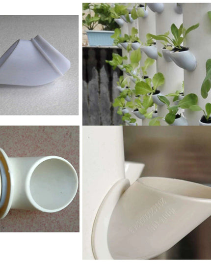 Organic Hydroponic Vegetable Cultivation Kit - 50 Pack with Mesh Pots & Included Drill Bit