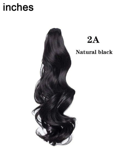Effortless Glamour Long Wavy Clip-In Ponytail Extension for Instant Transformation